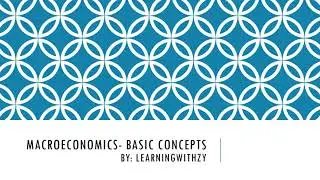 Macroeconomics  Basic concepts [Macroeconomics]