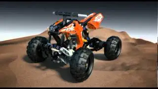 Lego Technic | 9392 | Quad Bike | Lego 3D Review