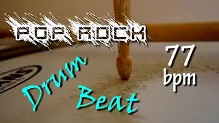 Pop Rock Drum Beat 77 bpm