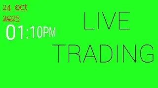 NIFTY 50 & BANK NIFTY LIVE TRADING 24 OCT 2025 TIME 01:18