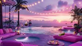 Barbie Ambience 🩷 Barbie pool cafe, Barbie Lofi Music Ambience Barbie Doll, Barbie Dreamhouse Play