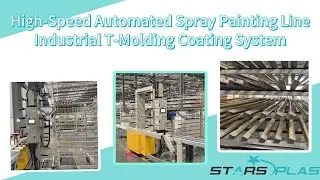 High-Speed Automated Spray Painting Line | Industrial T-Molding Coating System
