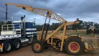 1960&rsquo;s Cranvel Crane fuel system repair, Fordson Super Major