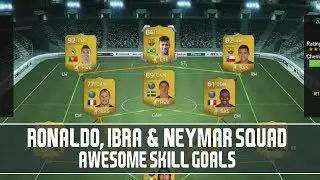 Ronaldo, Ibra & Neymar Squad - Awesome Skill Goals!