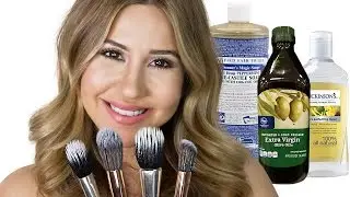 How To Make Brush Cleaner - Clean Your Makeup Brushes Naturally