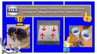 How to install pebble tile shower floor with tips and tricks.