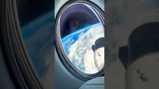 Earth view from space station