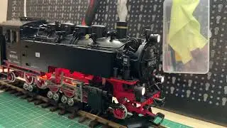 Unboxing und Test der BR 99 1741 SDG Dampflok von LGB 21481 für Gartenbahn Spur G