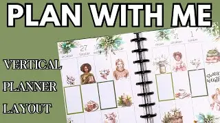 PLAN WITH ME | VERTICAL LAYOUT | CREATIVE PLANNER 