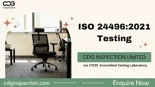 Master Office Chairs Testing with ISO 24496:2021 Testing  | CDG Inspection Limited | Call 9643077962