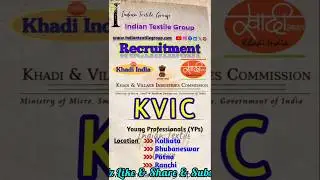 Khadi & Village Industries Commission(KVIC)!! Indian Textile Group खादी और ग्रामोद्योग आयोग(KVIC)&nbsp;&nbsp;&nbsp;
