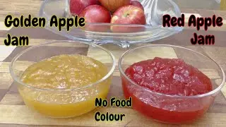 Homemade Colourful Apple Jam Original Recipe | Without Food colour Jam