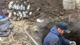 Privy Digging 1860-1880s bottles