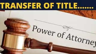UNDERSTAND LEGAL TRANSFER OF &ldquo;TITLE&rdquo; TO AVOID UNNECESSARY MISTAKES. PLEASE WATCH TILL THE END