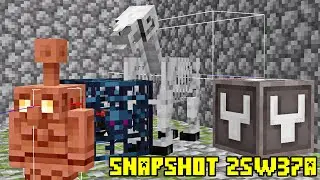 Minecraft Snapshot 25w37a NEW COPPER GOLEM HITBOX & LIGHTING CHANGES