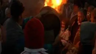 Flaming Barrel Festival in Ottery
