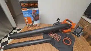 How To Convert Black + Decker 40V Max Hard Surface Cordless Sweeper From Vacuum to Sweeper Mode