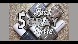 5 BEST ESSIE GRAY NAIL POLISH | LIGHT TO DARK