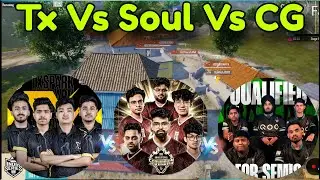 Tx Vs CG Vs Soul 🤯 Drop Clash Fight 🔥🇮🇳  BGIS GRAND FINALS 🏆 TX Fight For Champion 🏆