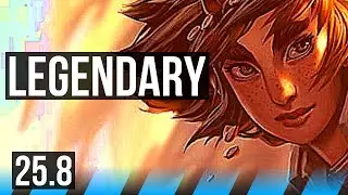 TALIYAH vs ZOE (MID) | 10/0/7, Legendary | KR Challenger | 25.8