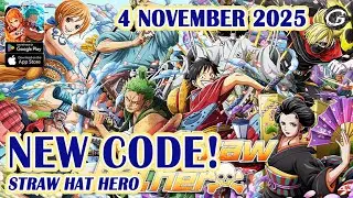 🎁 NEW CODE Straw Hat Hero Giftcode & How to Redeem Code 4 November  2025 - Mobile Game&nbsp;(Android)