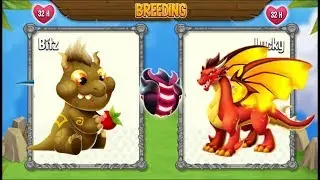 Breeding: New Flame Dragon vs New Terra Dragon | Dragon City [Exclusive Breeding Season]