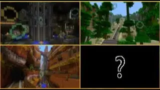 [Glide Mini game] Cavern, Temple, and Canyon without crashing! | Minecraft Console Edition