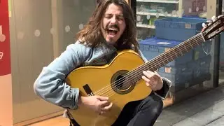 🇬🇧 SPANISH GUITARIST, STREET PERFORMERS, PASSIONATE ORIGINAL SPANISH MUSIC, LONDON STREET PERFORMERS