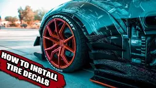 HOW TO INSTALL TIRE DECALS | TRED WEAR | STEP BY STEP