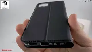 Dux Ducis black color Samsung A22 5G dėklas-case-чехол