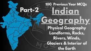 100 Geography MCQs | Physical Geography | Landforms PART-2 ONE SHOT MCQ LTR SSB OSSTET BED OTET OSSC