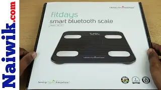 HealthSense Fitdays BS 171 Интеллектуальные Bluetooth-весы для взвешивания тела || Распаковка