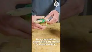 How to Keep Your Paint Brush From Drying Out #Shorts #PaintingTips