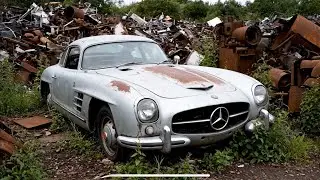 ASMR Full Car Restoration: 1955 Mercedes-Benz 300SL Gullwing from Rust to Museum-Perfect