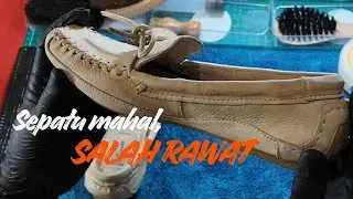Sepatu Kulit Clarks Kusam & Bernoda