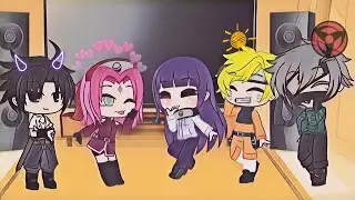 El equipo 7 + Hinata reaccióna al rap de kakashi//Gacha club//
