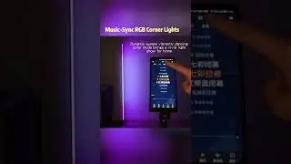 Music Sync RGB LED Corner Floor Lights 🎵