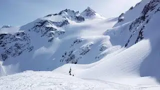 Skiing the Matier Northwest Face & the Aussie Couloir on Joffre