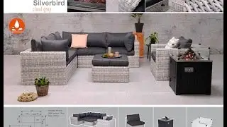 Garden Impressions Silverbird loungeset