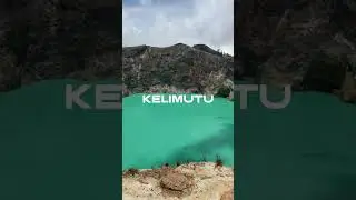 Кратерные озёра вулкана Келимуту. Три озера, меняющие цвет. Флорес, Индонезия 🇮🇩 Kelimutu Flores