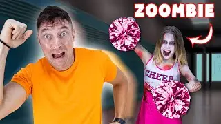 CHEERLEADER Becomes ZOMBIE!! My CRUSH is a Cheerleader ZOMBIE By Crafty Hype