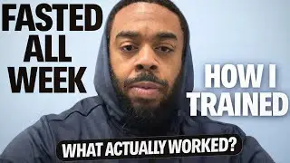 I Fasted All Week While Training&hellip; What Actually Worked (Honest Weekly Recap)