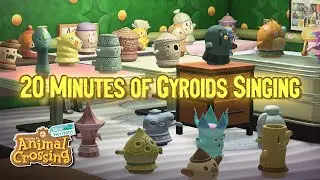 20 Minutes of Gyroids Singing | Study Music for Exams (All 36 including Brewstoid) Animal Crossing