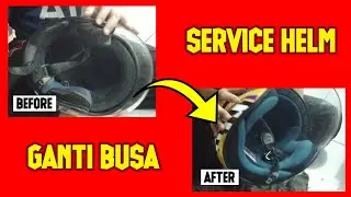 GANTI BUSA HELM MIRIP INK CENTRO #servicehelm #gantibusahelm