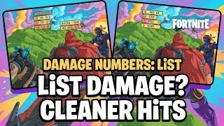 How to Change Damage Numbers to List in Fortnite (Easy Settings Guide 2026)