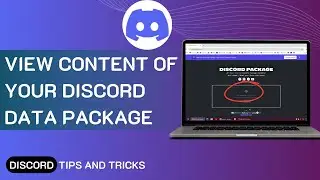 How To View Content Of Your Discord DATA PACKAGE