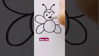 C&oacute;mo dibujar una abeja facil