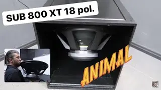 Subwoofer Oversound SUB 800 XT 18 Pol na caixa IF18 - SUBGRAVE LINDO