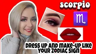 SCORPIO Zodiac Make-up | Hair | Outfit