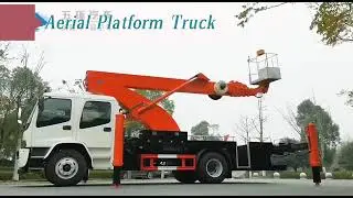 Sinotruk HOWO 15m 25m New Insulated Bucket Aerial Lift Work Platform Truck #aerialworkplatform